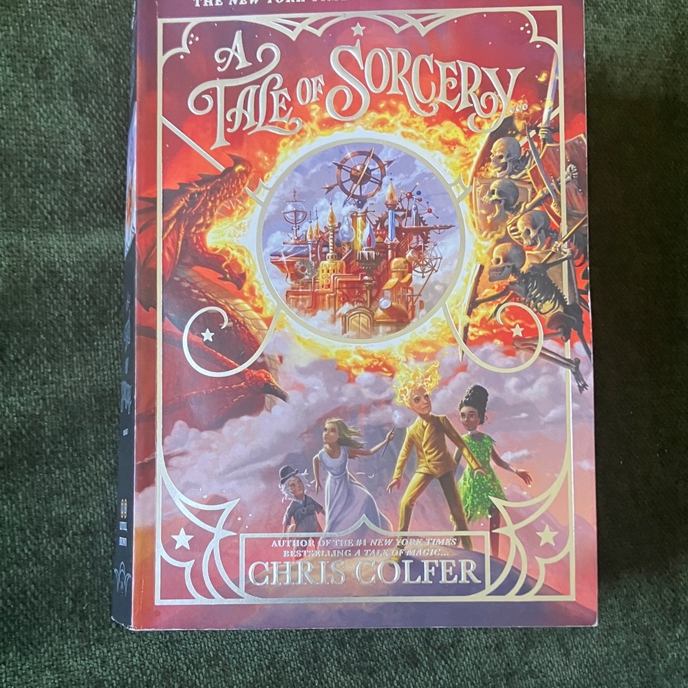 A Tale of Sorcery Book by Chris Colfer - Red Cover